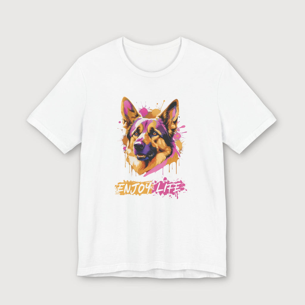 Enjoy Life - Pink Dog - T-Shirt