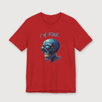 I'm Fine... - Blue Skull - T-Shirt