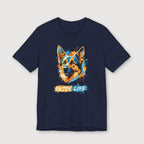 Enjoy Life - Blue Dog - T-Shirt