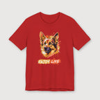 Enjoy Life - Orange Dog - T-Shirt