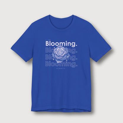 I am Blooming - Lavender Blue Flower