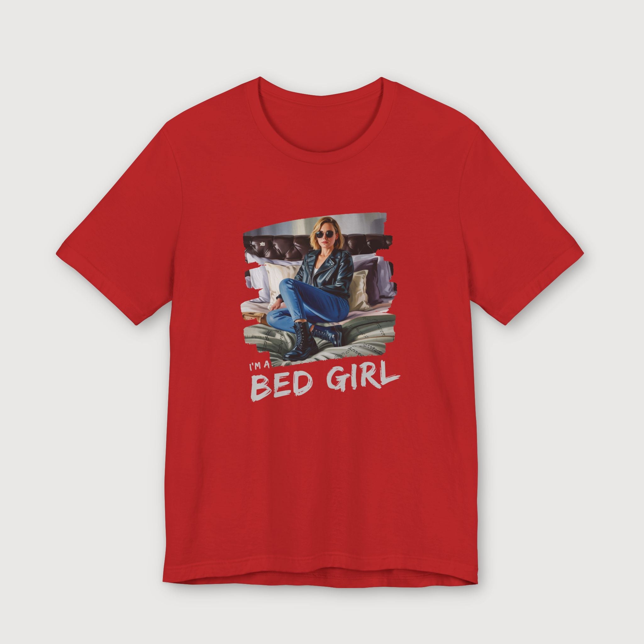 I'm a Bed Girl - Golden Flame - T-Shirt