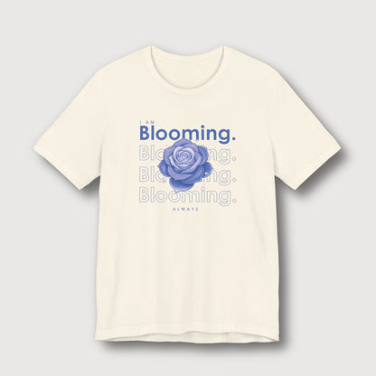 I am Blooming - Lavender Blue Flower