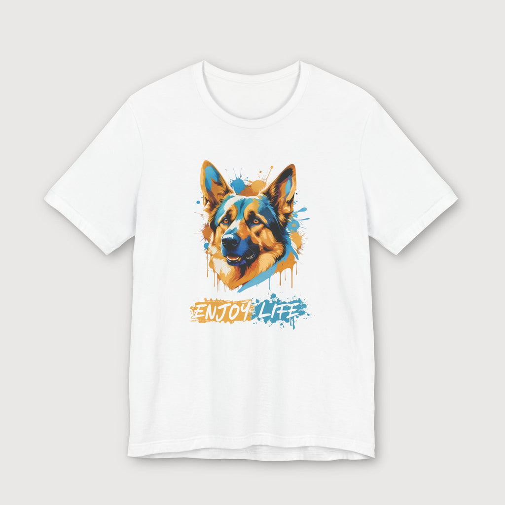 Enjoy Life - Blue Dog - T-Shirt