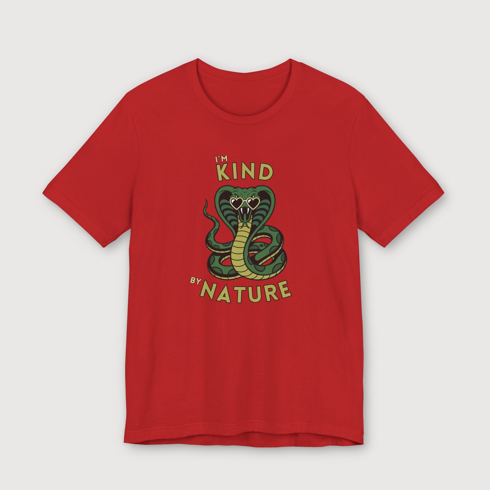 I'm Kind by Nature - Green Cobra - T-Shirt