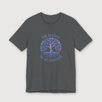 Too Blessed To Be Stressed - Light Blue Tree - T-Shirt
