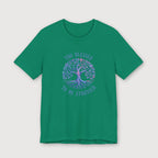 Too Blessed To Be Stressed - Light Blue Tree - T-Shirt