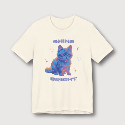 Shine Bright - Light Blue Cat