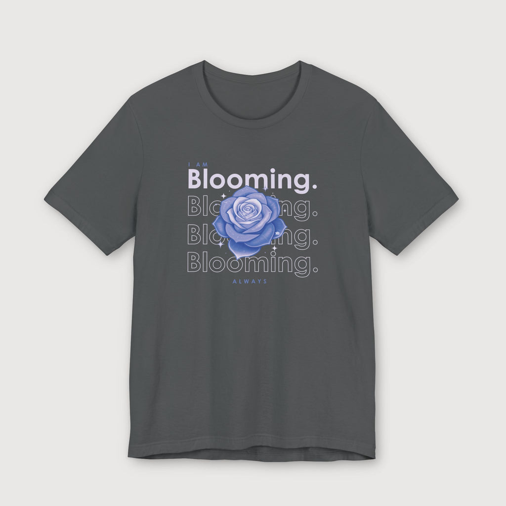 I am Blooming - Lavender Blue Flower - T-Shirt