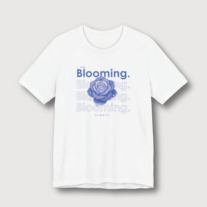 I am Blooming - Lavender Blue Flower