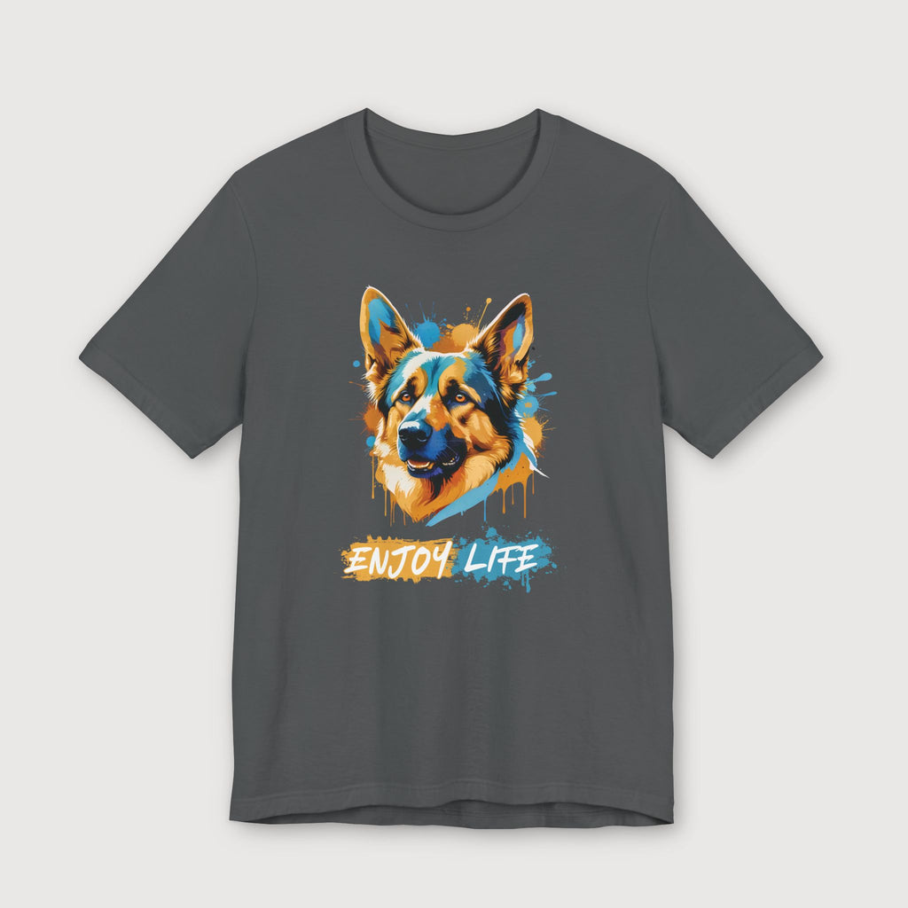 Enjoy Life - Blue Dog - T-Shirt