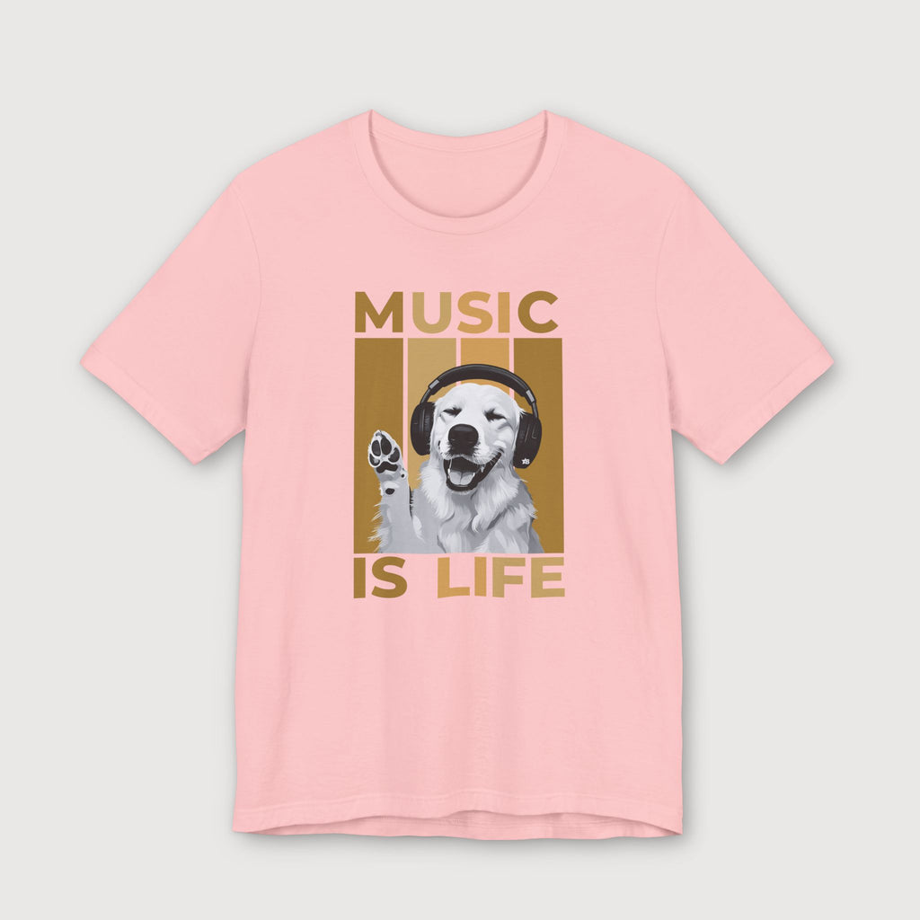 Music is Life - Dog - T-Shirt