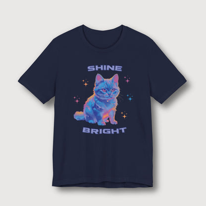 Shine Bright - Light Blue Cat