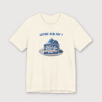 Eating Healthy? - Blue Cake - T-Shirt