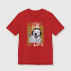 Music is Life - Dog - T-Shirt