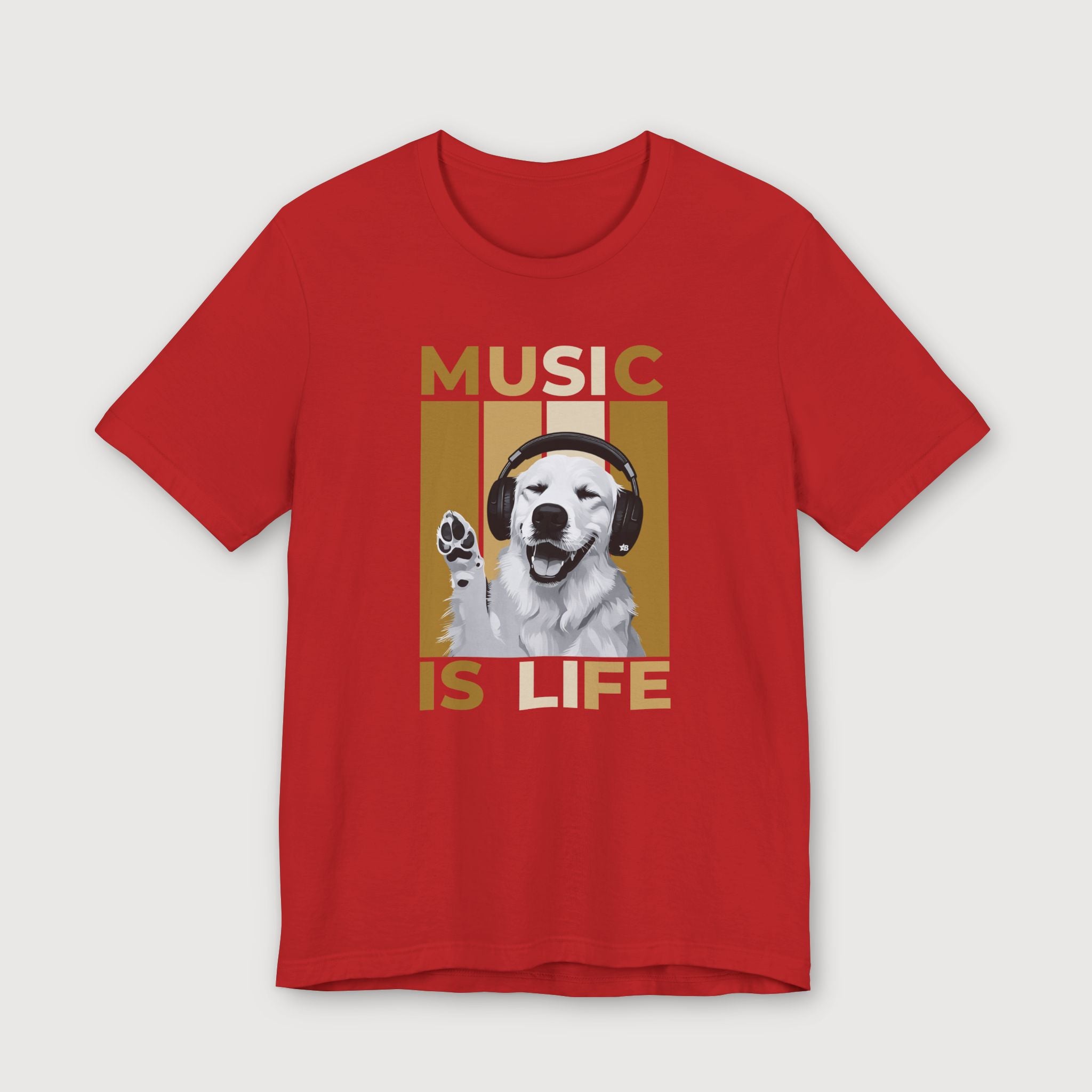 Music is Life - Dog - T-Shirt