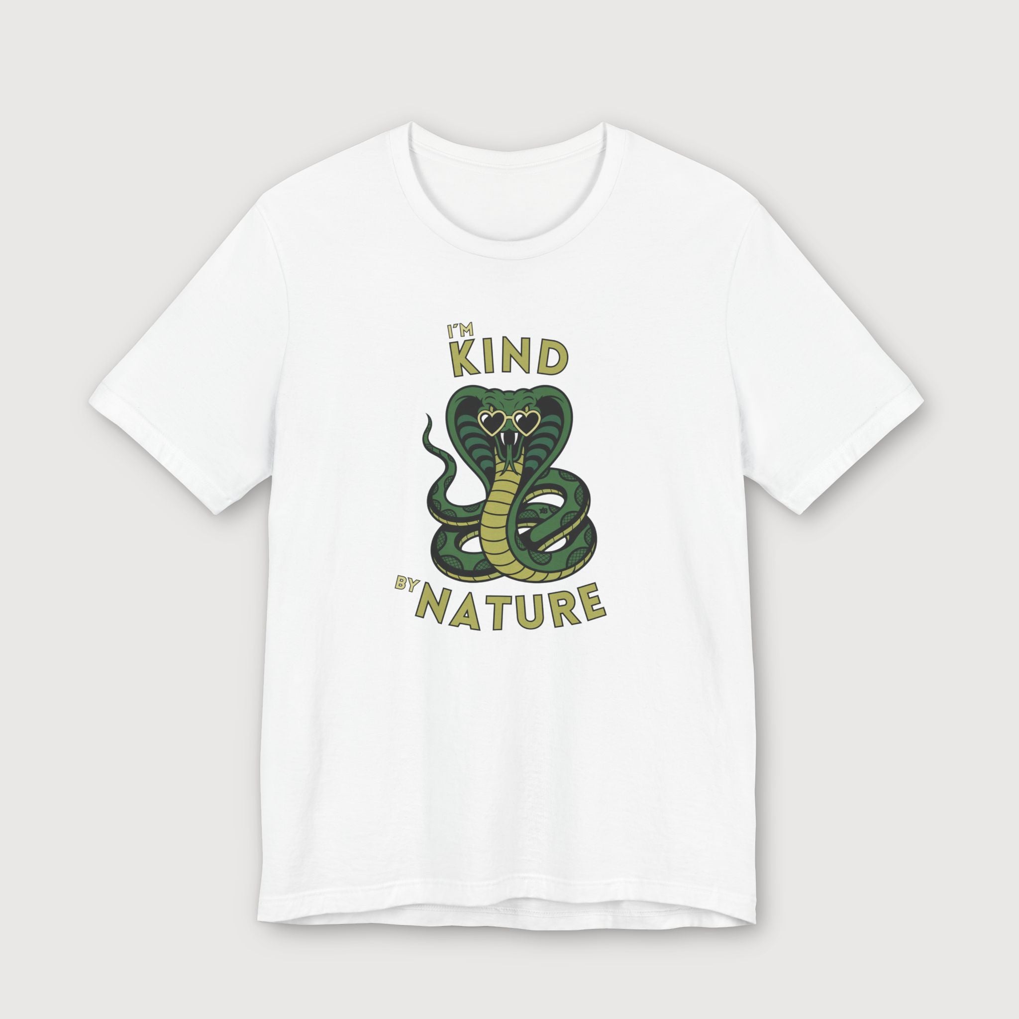 I'm Kind by Nature - Green Cobra - T-Shirt