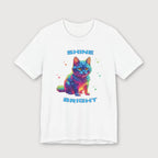 Shine Bright - Multicolored Cat - T-Shirt