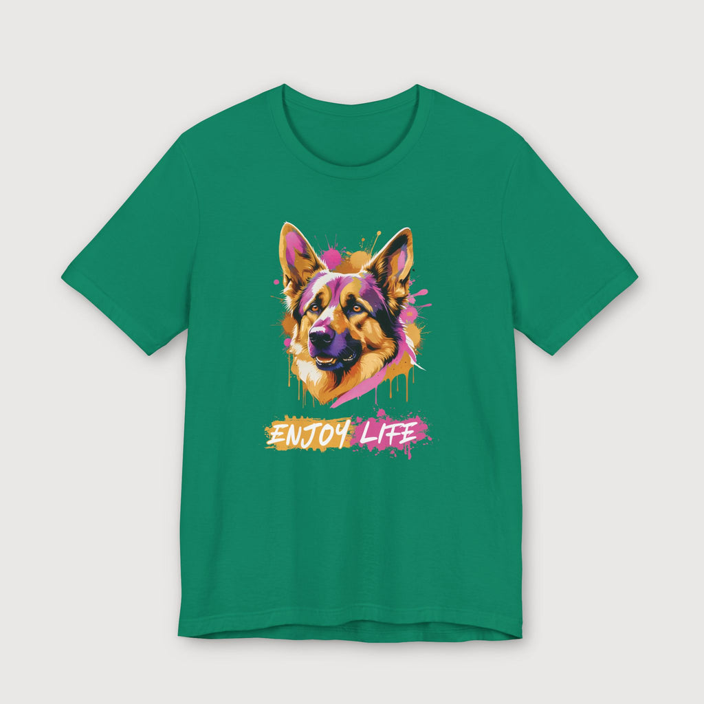 Enjoy Life - Pink Dog - T-Shirt