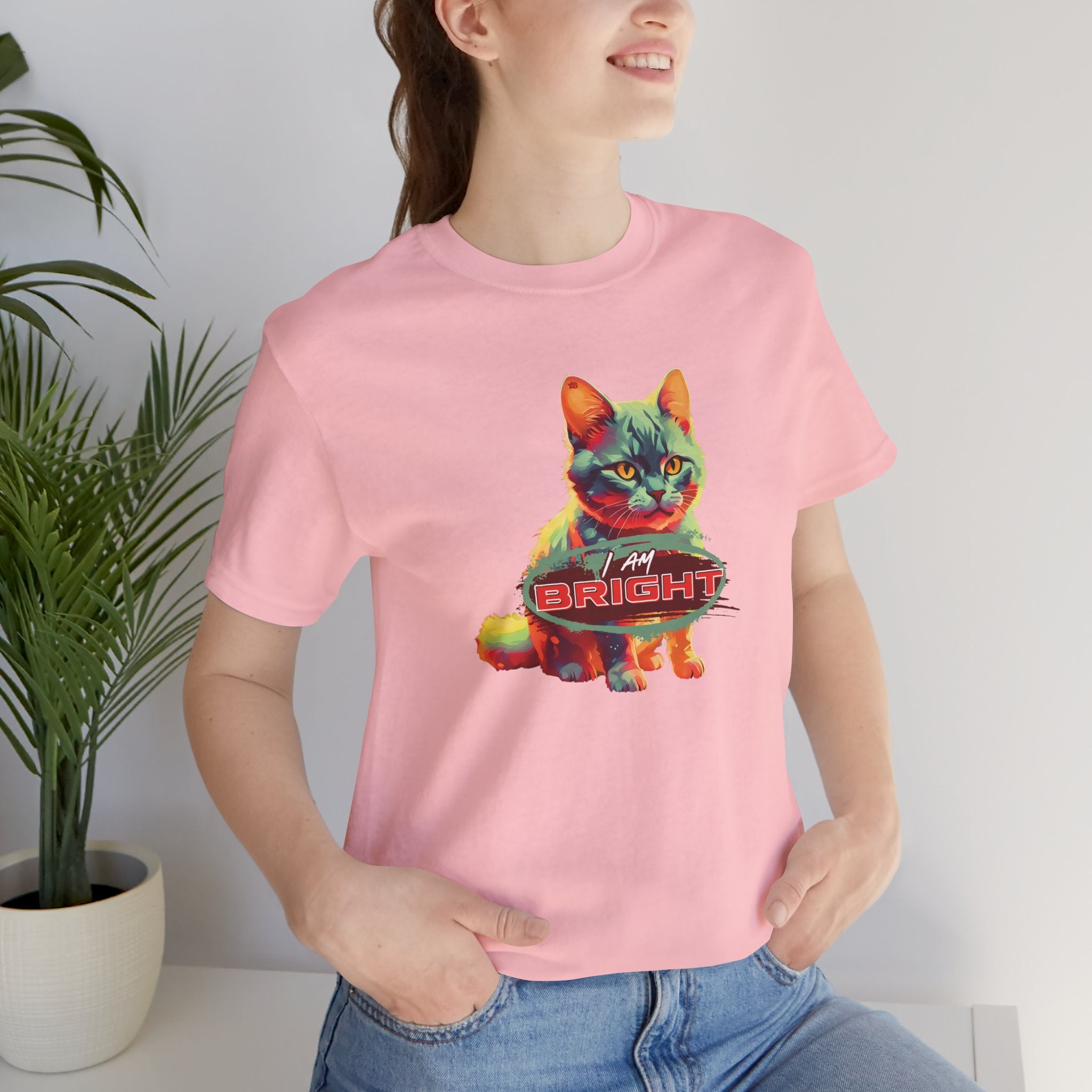 I am Bright -  Lava Glow Cat - T-Shirt