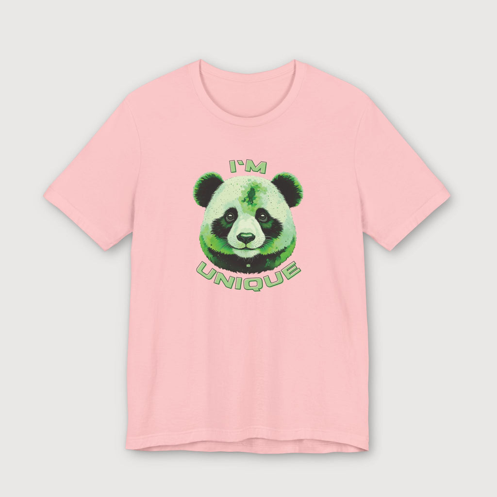 I'm Unique - Green Panda - T-Shirt