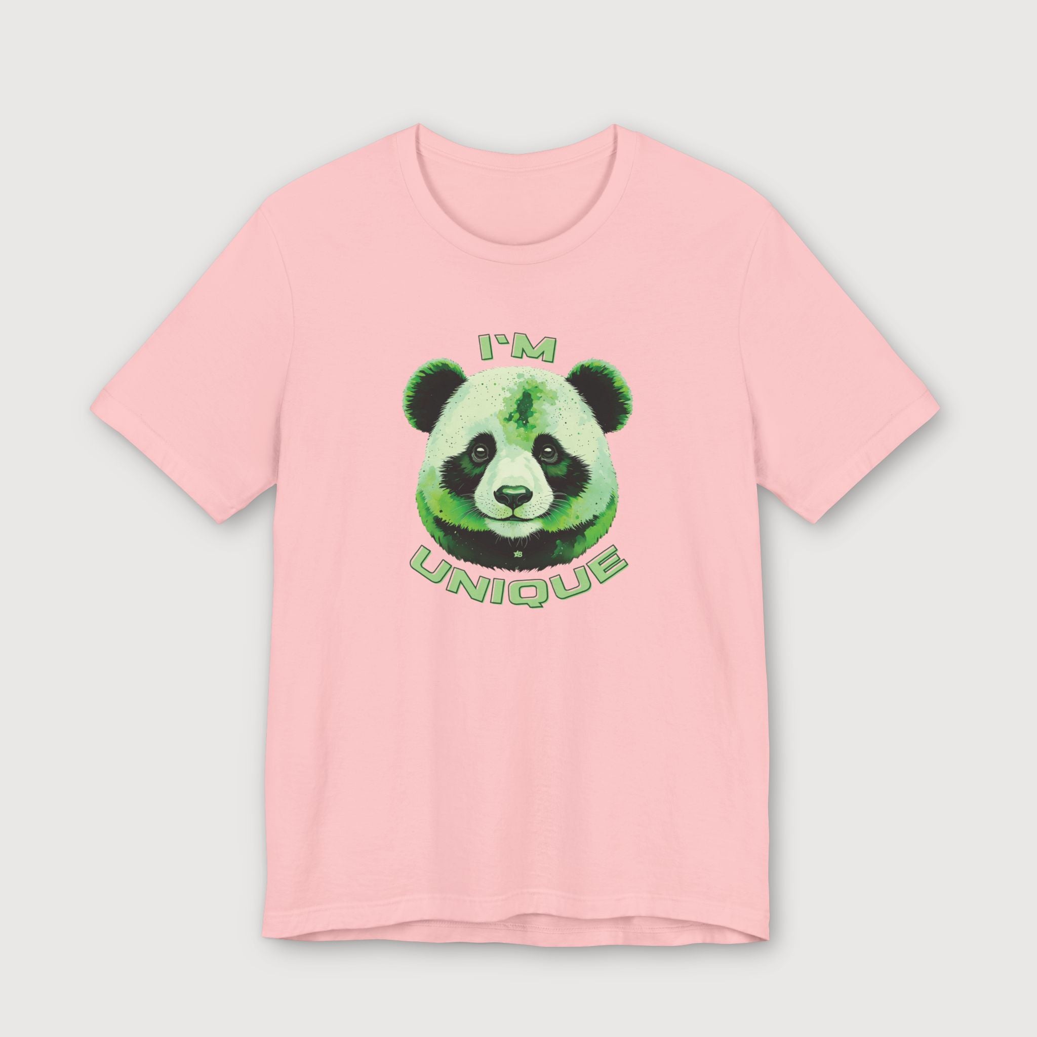 I'm Unique - Green Panda - T-Shirt