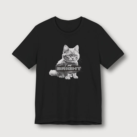I am Bright - Gray Cat