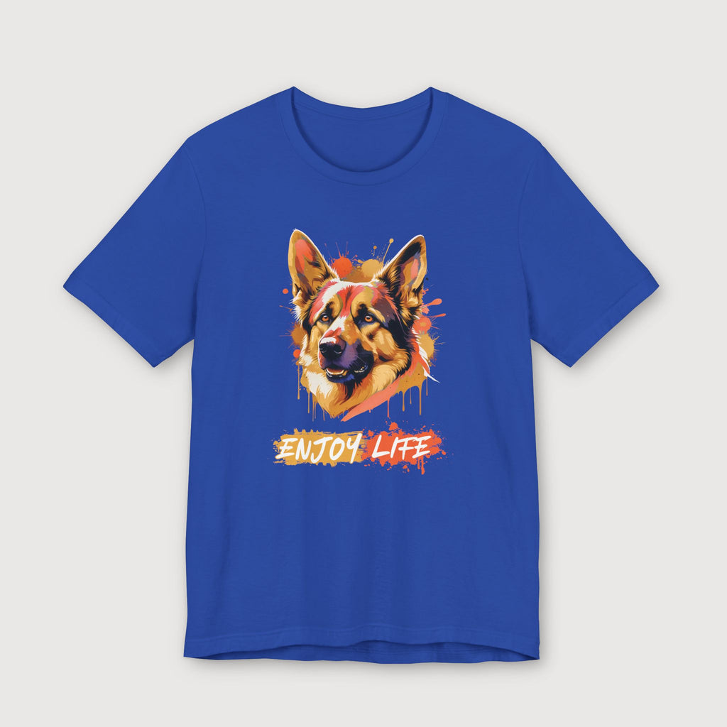 Enjoy Life - Orange Dog - T-Shirt