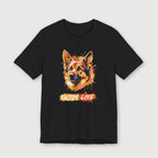 Enjoy Life - Orange Dog - T-Shirt
