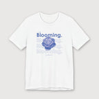 I am Blooming - Lavender Blue Flower - T-Shirt