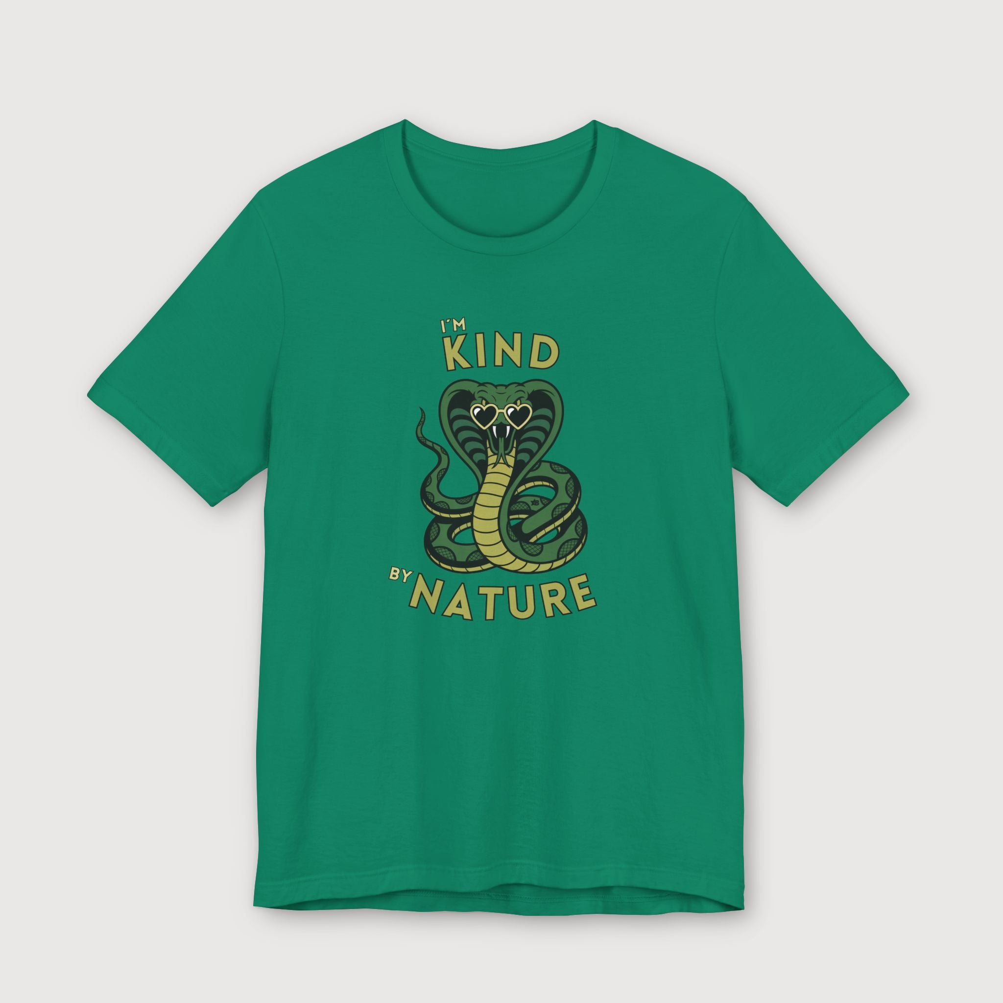 I'm Kind by Nature - Green Cobra - T-Shirt