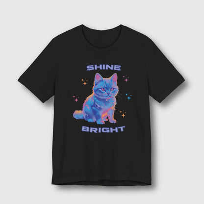 Shine Bright - Light Blue Cat