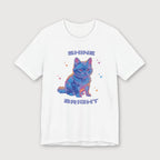 Shine Bright - Light Blue Cat - T-Shirt