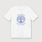 Too Blessed To Be Stressed - Light Blue Tree - T-Shirt