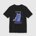 Shine Bright - Light Blue Cat - T-Shirt