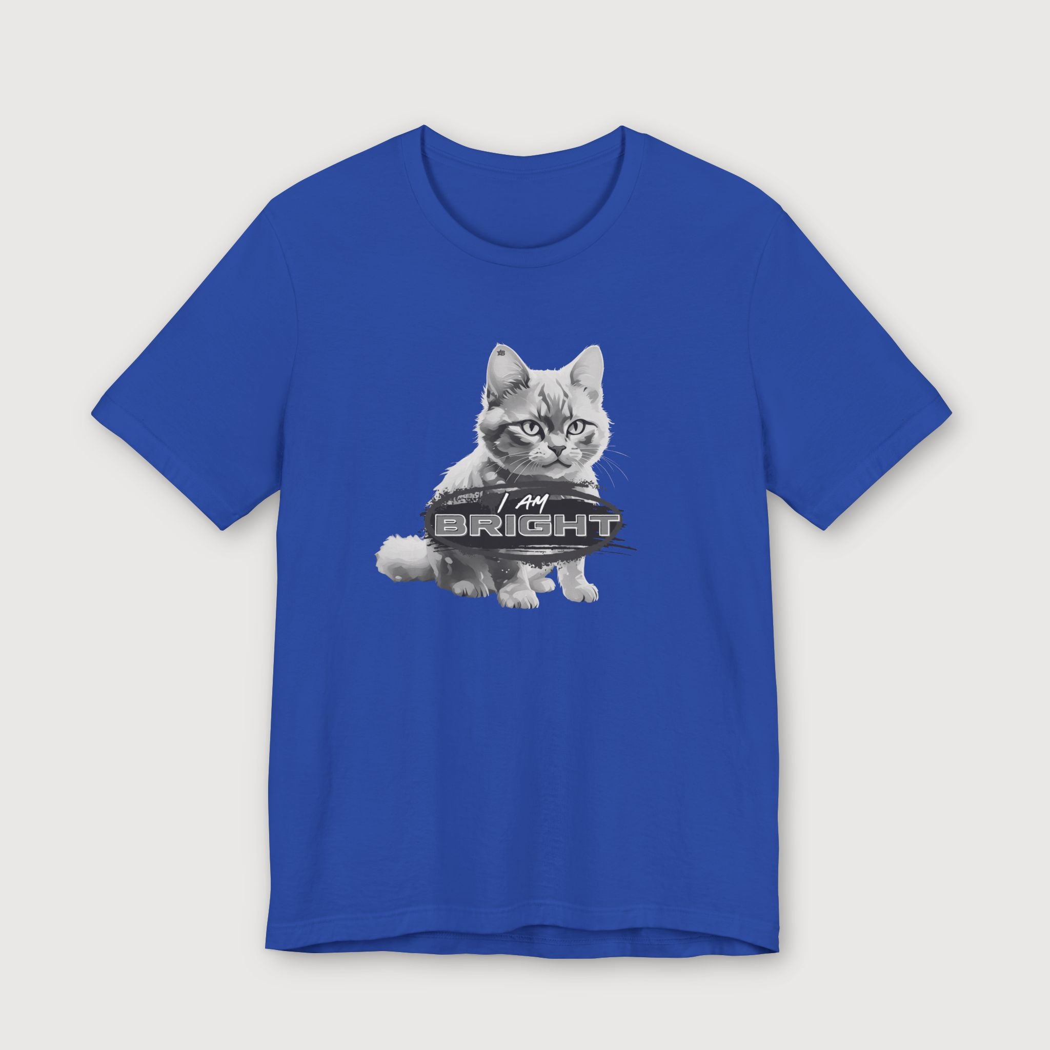 I am Bright - Gray Cat - T-Shirt