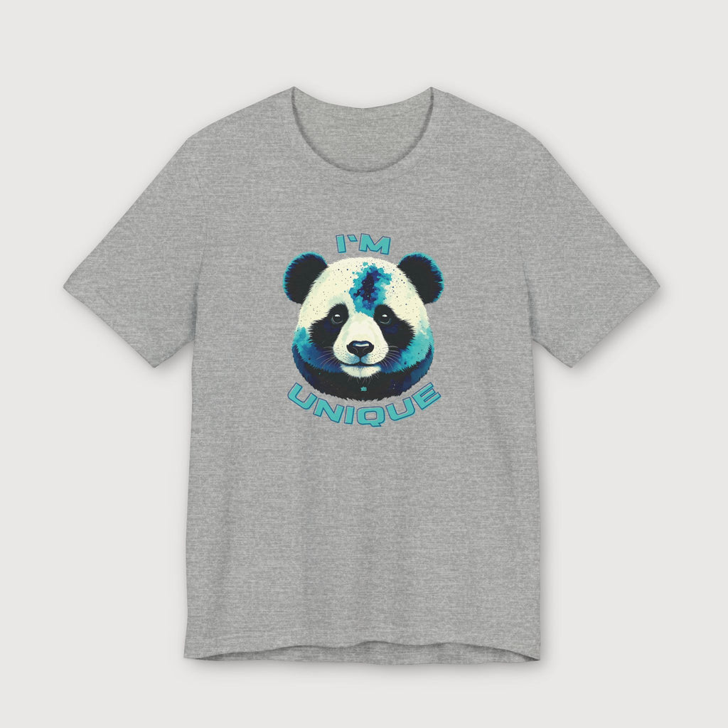 I'm Unique - Blue Panda - T-Shirt