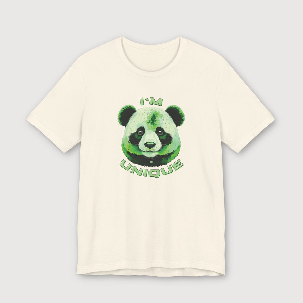 I'm Unique - Green Panda - T-Shirt