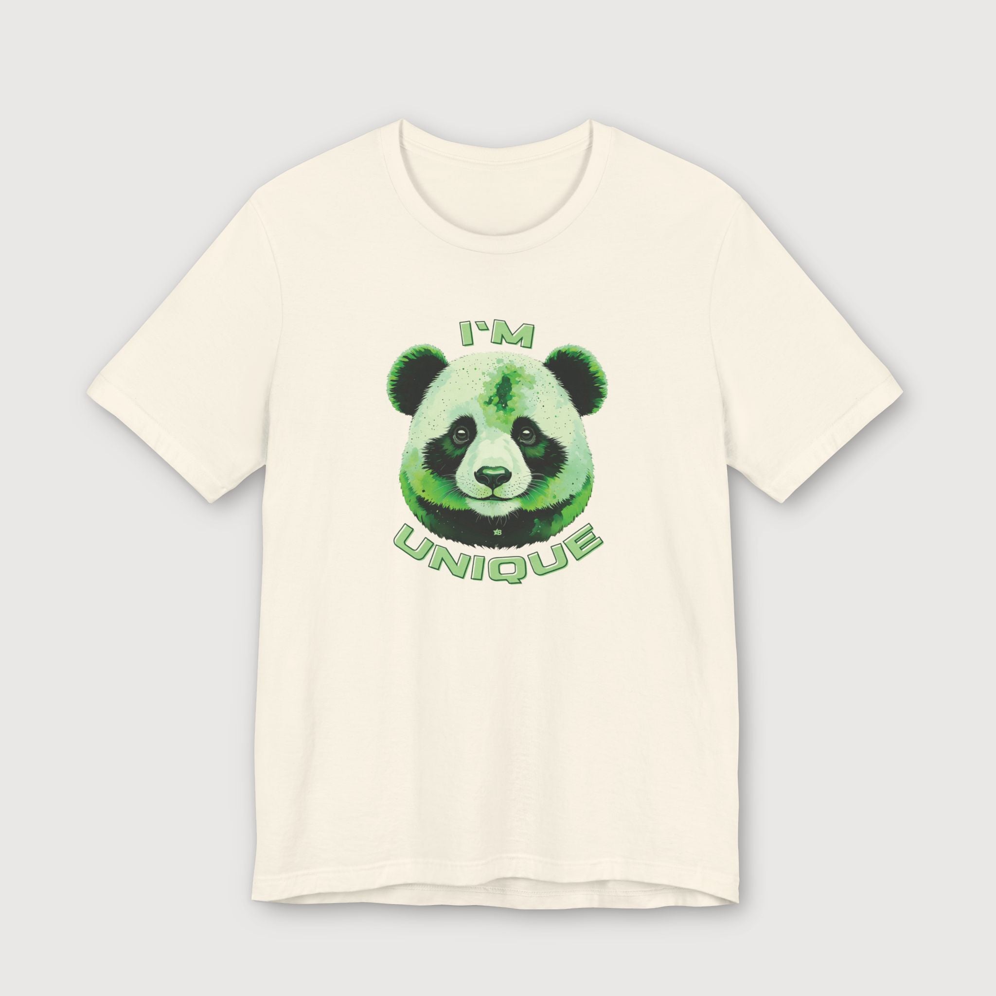 I'm Unique - Green Panda - T-Shirt