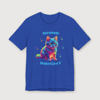 Shine Bright - Multicolored Cat - T-Shirt