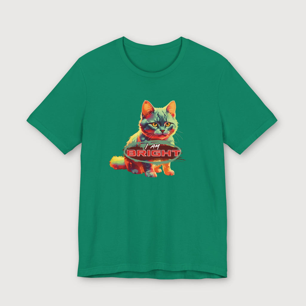 I am Bright -  Lava Glow Cat - T-Shirt