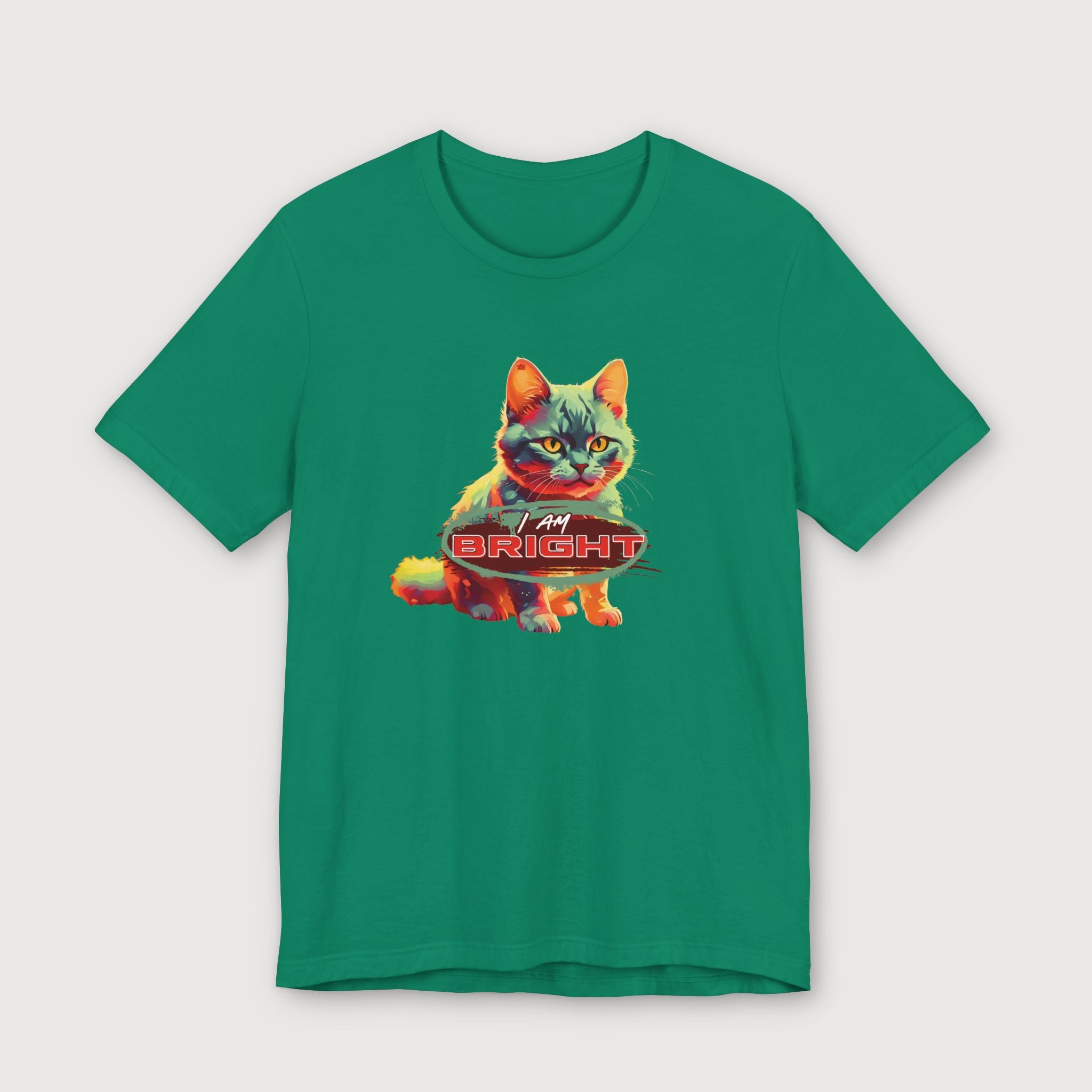 I am Bright -  Lava Glow Cat - T-Shirt