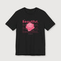 I am Beautiful - Pink Flower - T-Shirt
