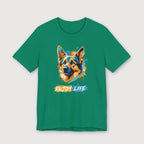 Enjoy Life - Blue Dog - T-Shirt