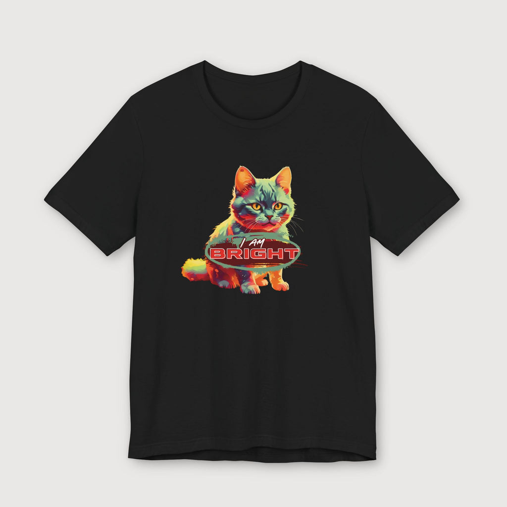 I am Bright -  Lava Glow Cat - T-Shirt