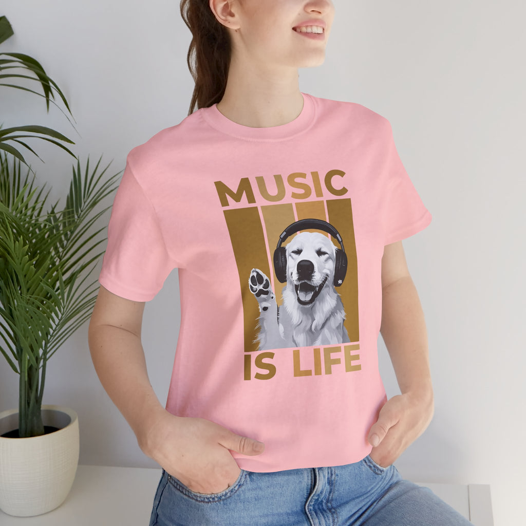 Music is Life - Dog - T-Shirt