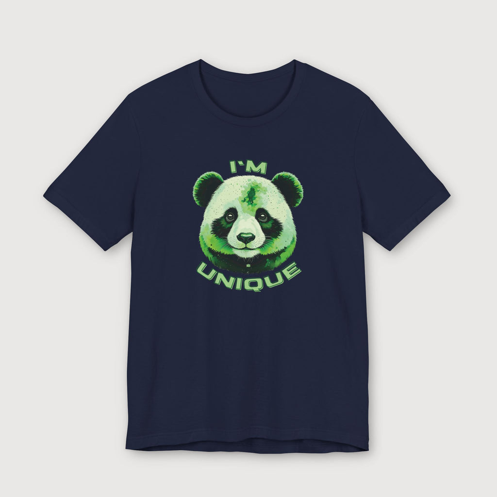 I'm Unique - Green Panda - T-Shirt