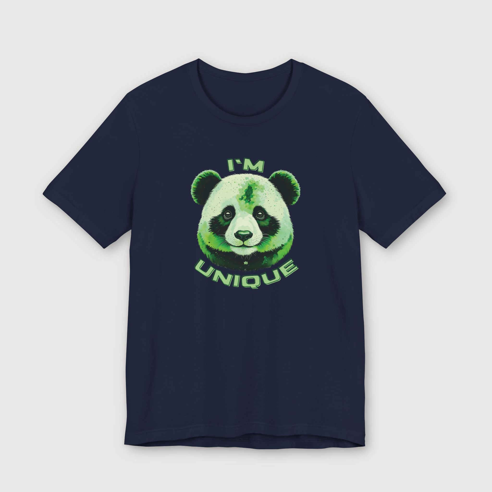 I'm Unique - Green Panda - T-Shirt