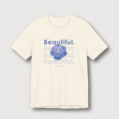 I am Beautiful - Lavender Blue Flower