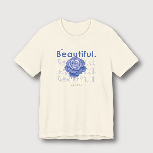 I am Beautiful - Lavender Blue Flower